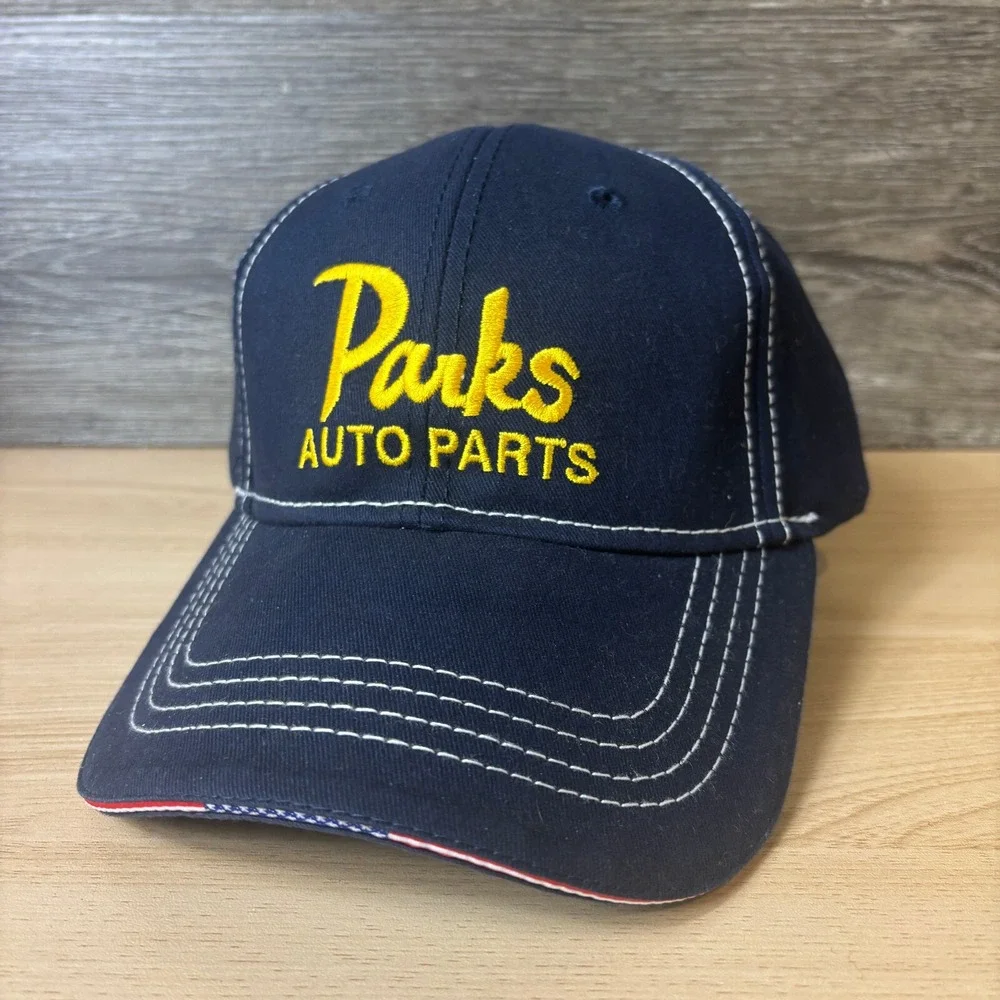 Parks Auto Parts Hat Cap Strap Back Blue‎ Federated Adjustable